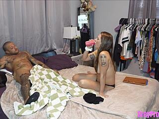 stepbrother convinces tattoo milf wife it's no virginity loss riding his cock cowgirling missionary taboo