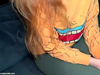 that beautiful ginger milf's rough doggystyle makes me cum so hard from her moans