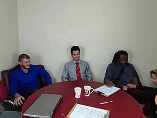 Holy Shit Fat Latina Whore Takes Double Penetration At Work!