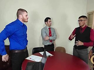 Holy Shit Fat Latina Whore Takes Double Penetration At Work!