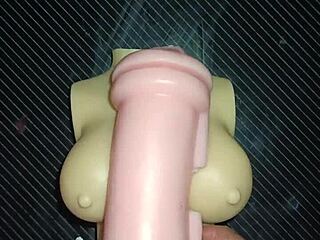 kissy and dolly deepthroat suck then ass-to-mouth anal with cum on tits