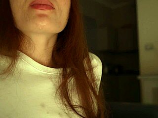 💦 Hot cumshots drench this passionate brunette babe's body 🔥