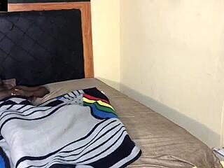 What hides under duvet with stepbrother deepthroat? Mature big tits pussy fuck cumshot closeup