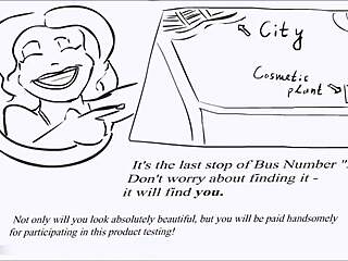 Cartoon Tits Absorb Smooth Body in Fetish Animation
