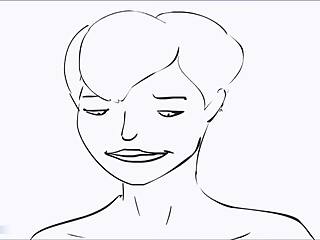 Cartoon Tits Absorb Smooth Body in Fetish Animation