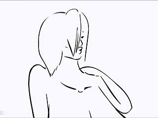 Cartoon Tits Absorb Smooth Body in Fetish Animation