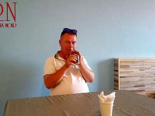 dude this naked waitress lets restaurant guest eat straight from her navel what a teaser