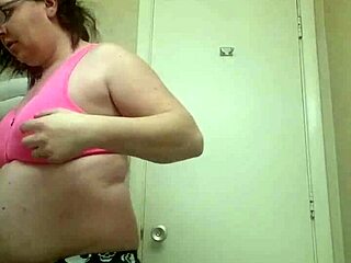 Tranny Rips Panties Teasing Cock Bulge