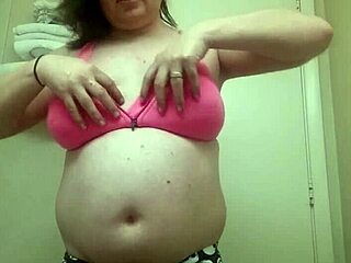 Tranny Rips Panties Teasing Cock Bulge