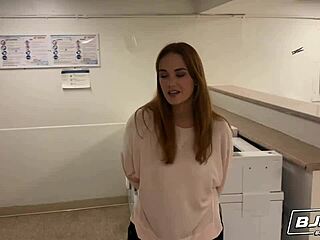 siri dahl drops to knees in pov sucking deepthroating rimming that hard cock clean