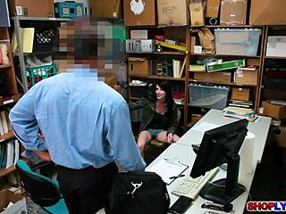 Shoplyfter Alex Harper's Perfect Tits Bounced in Office Fuck