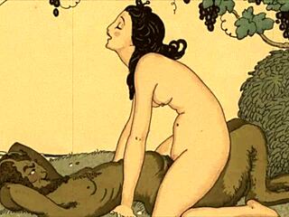 vintage scenes evoke subtle erotic tension and allure