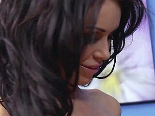 Big Tits Boss Seduces Teen Secretary for Office Dildo Bang!