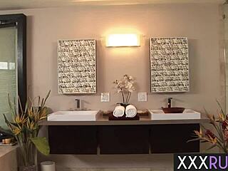  masseuse with perfect ass sucks big cock then gets tight pussy fucked