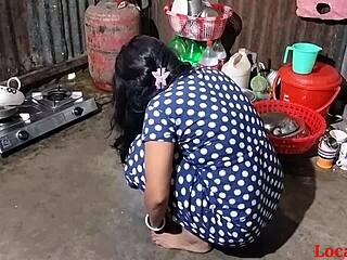 Village Girl Bent Over Doggystyle Anal Fuck Cum in Mouth Outdoor Ranch