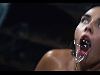 brunette and redhead rip clothes for rough pussy licking scissoring domination