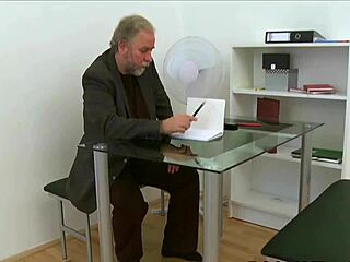 old teacher pounding young babe's tight pussy 😍🔥