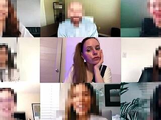 My Tight Pussy Creampied Hard During Secret Zoom Class Fuck