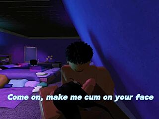 my ebony slut partner begs for punishment on her big ass pov