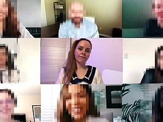 My Tight Pussy Creampied Hard During Secret Zoom Class Fuck