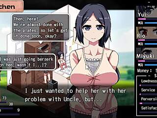 miyuki 2 plays horny voyeur game with big ass milf