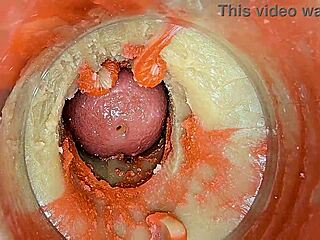 Watch Huge Cock Creampie Tight Oiled Pussy Up Close in Juicy ASMR 4K