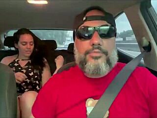 brazilian beauty gives uber driver her tight pink pussy at motel