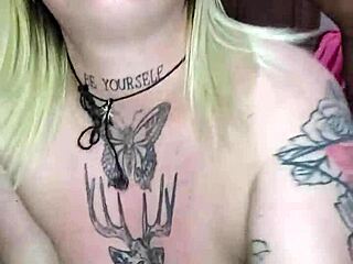 hey babe check out this blonde taking it from behind while playing with her dildo