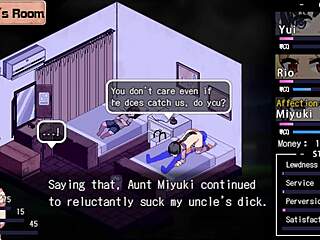 miyuki 2 plays horny voyeur game with big ass milf