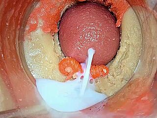 Watch Huge Cock Creampie Tight Oiled Pussy Up Close in Juicy ASMR 4K