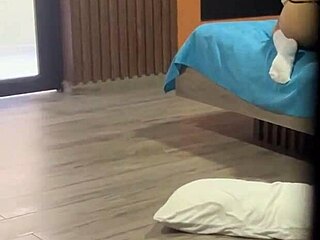 Pervy Stepdad Jerks Watching Stepdaughter Finger Asshole After School