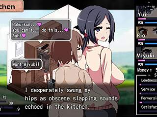 miyuki 2 plays horny voyeur game with big ass milf