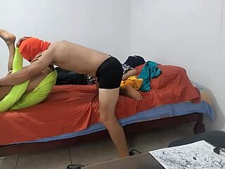 Step Cousin Pounds Submissive Latina Whore's Huge Ass Hard