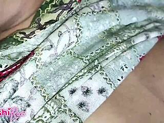 Indian GF grinds dick on tight pussy fast