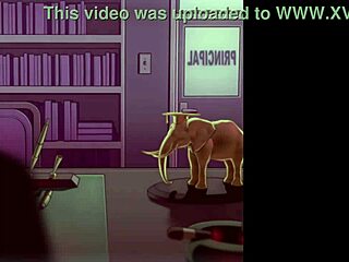 raven schoolgirl's big ass destroyed by monster cock in hardcore anal pounding session