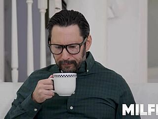 hot milf stepmom brandi love cums hard on monster cock doggystyle