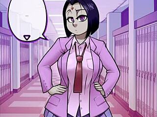 raven schoolgirl's big ass destroyed by monster cock in hardcore anal pounding session