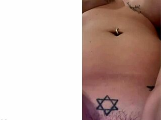 Naughty tattoo milf spreads cheeks begging for pegging anal