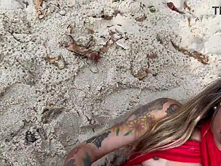 he took me to the beach started the fun and i gave him my ass there