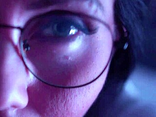 her beautiful lips wrapped tight around his throbbing cock