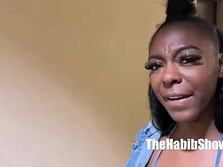 texas bbw in bonnet drools on big black cock with oiled big ass shaking during 1 on 1 orgasm