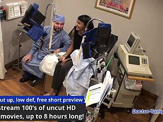 dr tampa tests eliza sheilds as new guinea pig backstage