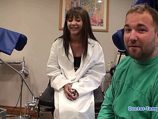 dr tampa tests eliza sheilds as new guinea pig backstage