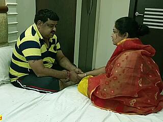 middle aged husband shares creampie wife in hot threesome