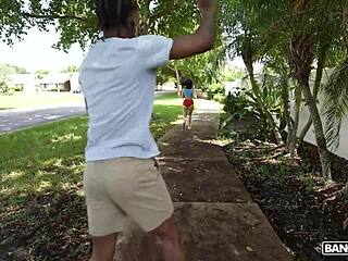 violet starr rides huge bbc in shower doggystyle milks cum in mouth