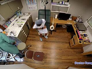 dr tampa tests eliza sheilds as new guinea pig backstage