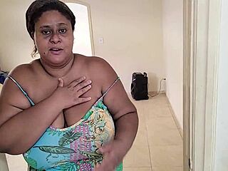 uhh this fat latina milf's huge tits get milked while her big ass takes anal pounding from angry loan shark hubby can't pay