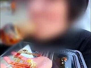 Boss lady and me alone? Flower viewing turns wild office creampie fuck!! 😩💦