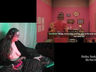 damn check these fat brunette bbw tits naked natural big swinging long hair playthrough