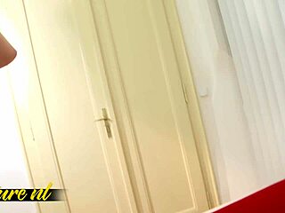 blonde milf roughed spanked doggystyle in casting till creampie pussy fill